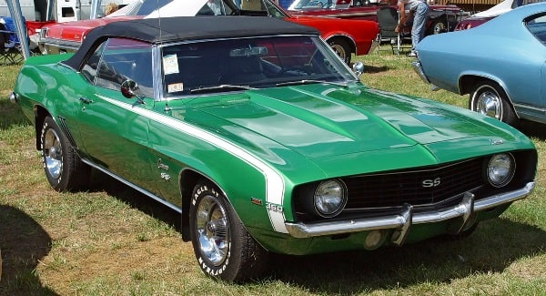 1969 Chevrolet Camaro SS - Source; www.seriouswheels.com